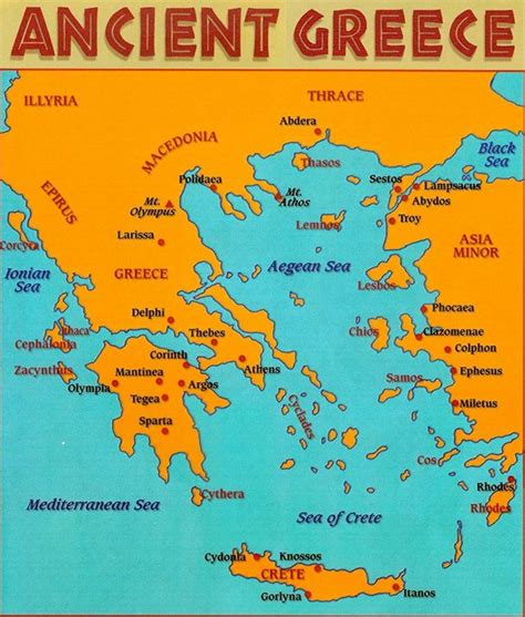 Ancient Greece Map vs Modern Greece Map - Epictourist | Ancient greece ...