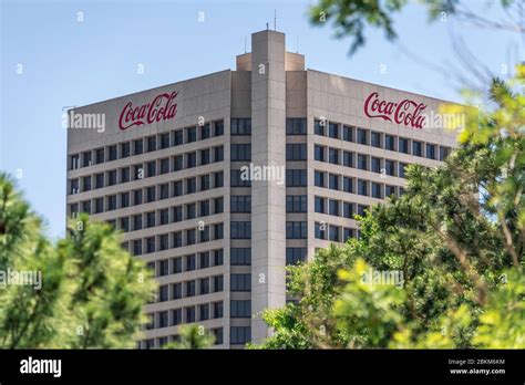 Coca-Cola international headquarters building in Atlanta, Georgia. (USA ...