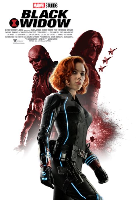 Black Widow movie poster by ArkhamNatic on DeviantArt