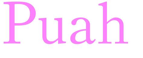 Puah | Name for Girls | UK Baby Names