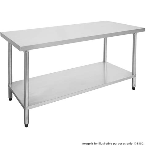 Economic 304 Grade Stainless Steel Tables 600 Deep - Cafe Stainless