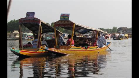 Shikara Ride On Dal Lake, Srinagar, Kashmir - YouTube