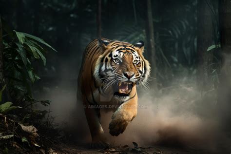 Tiger attack by AImages on DeviantArt