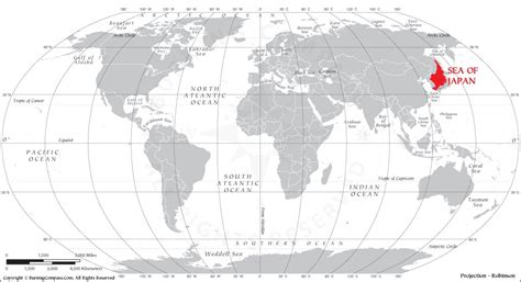 Where is Sea of Japan Located ? - Sea of Japan on World Map