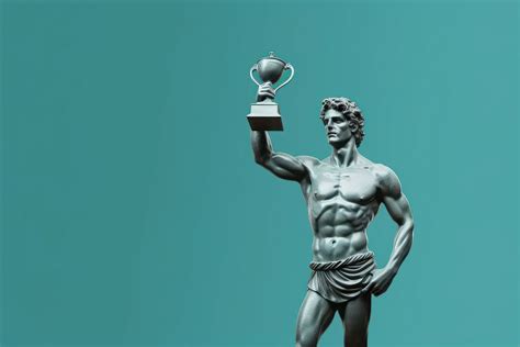 Trophy sculpture trophy adult. | Premium Photo - rawpixel