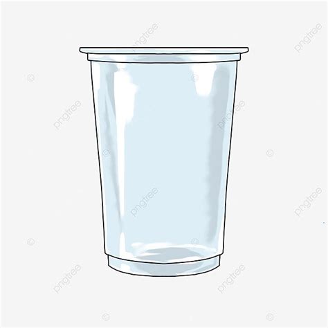 Plastic Cup Hd Transparent, Plastic Cup Cartoon Design Illustration, Plastic Cup, Plastic ...