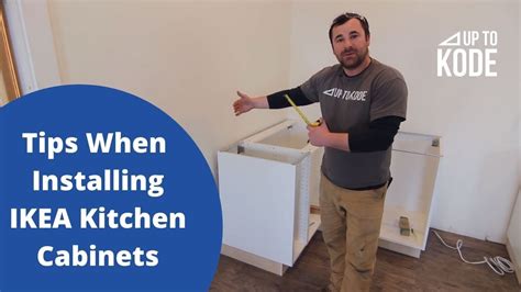 Tips When Installing IKEA Kitchen Cabinets - YouTube