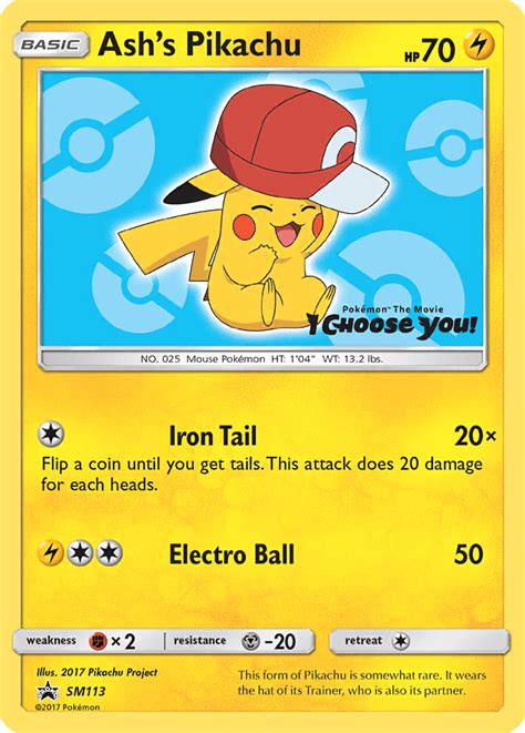 Ash's Pikachu (SM Promo 113) - Bulbapedia, the community-driven Pokémon ...