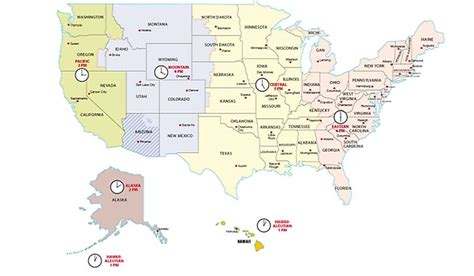 Us Time Zones By State Map – Get Latest Map Update