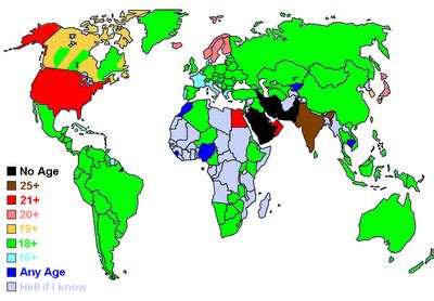 World Drinking Map — Cool Infographics