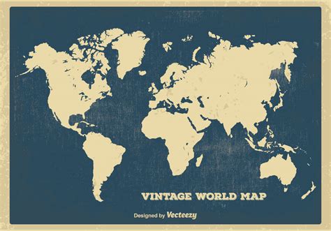 World Map Vector Vintage Detailed Illustration Of Wor - vrogue.co