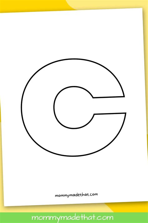 Printable Letter C (Grab the Free Templates!)