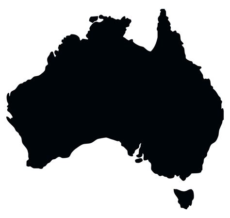Australia Map Clipart Free Stock Photo - Public Domain Pictures