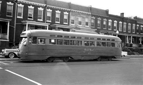 DC Transit PCC (October 1961). | Washington dc photography, Dc photography, Washing dc