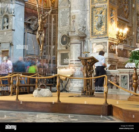 Santa Maria del Popolo, interior Stock Photo - Alamy