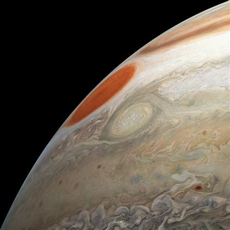 Juno's Latest Flyby of Jupiter Captures Two Massive Storms