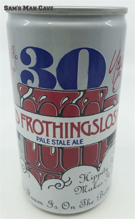 Old Frothingslosh 30 Years Beer Can