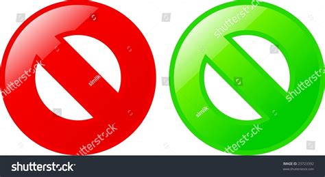 Yes/No Symbols Stock Photo 23723392 : Shutterstock