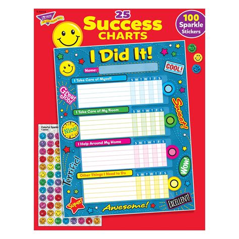 Success Charts-Chore Charts Praise Word Patches T73113 — TREND ...