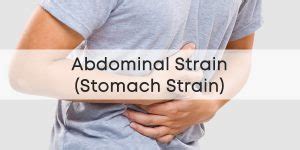 Abdominal Strain | PhysioRoom Advice