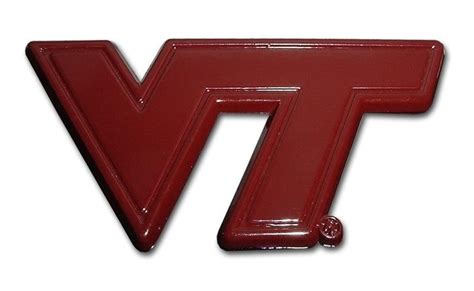 Virginia Tech University Color Car Emblem - I AmEricas Flags