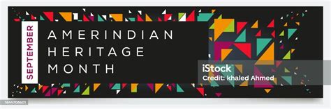 Amerindian Heritage Month Stock Illustration - Download Image Now ...