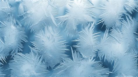 Blue Technological Sense Of Frost And Snowflakes Aesthetic Background, Ice Flower, Ice Sculpture ...