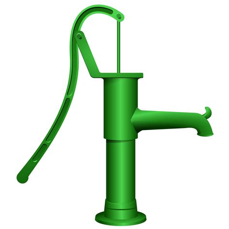 poso water pump sketch - Clip Art Library