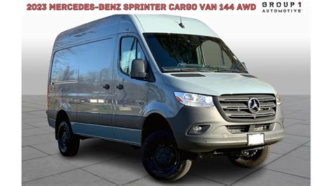 2023 Mercedes-Benz Sprinter Cargo Van 144 AWD | Video Tour with Roger ...