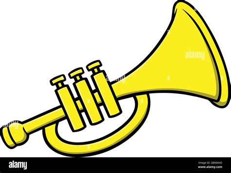 Trumpet- An Illustration of a Trumpet Stock Vector Image & Art - Alamy