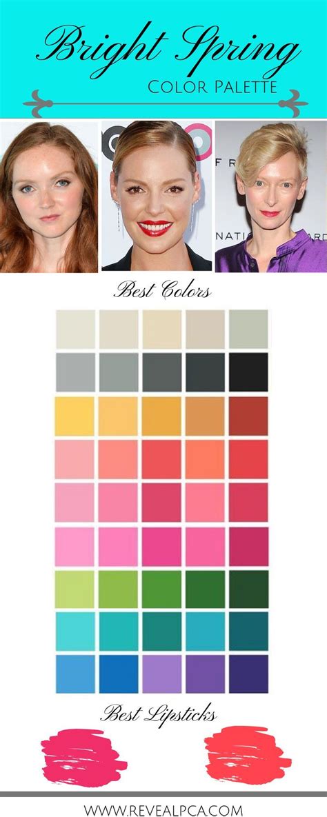 Bright Spring Color Palette | clear spring color palette capsule wardrobe # in 2020 | Spring ...