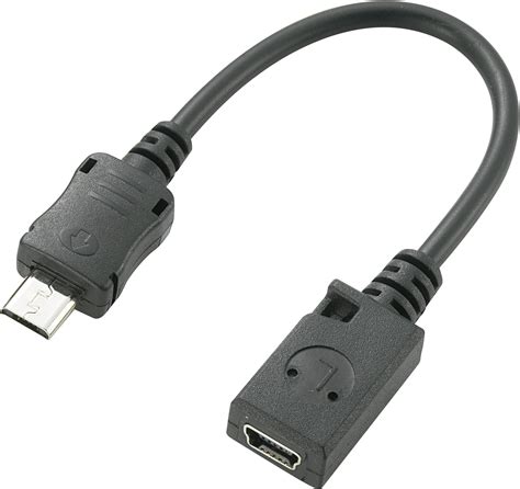 USB 2.0 Adapter [1x USB 2.0 connector Micro B - 1x USB 2.0 port Mini B ...