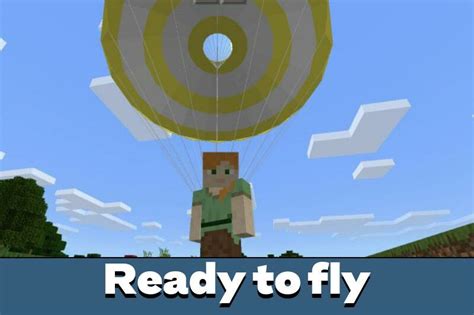 Download Airship for Minecraft PE mod: the art of aeronautics