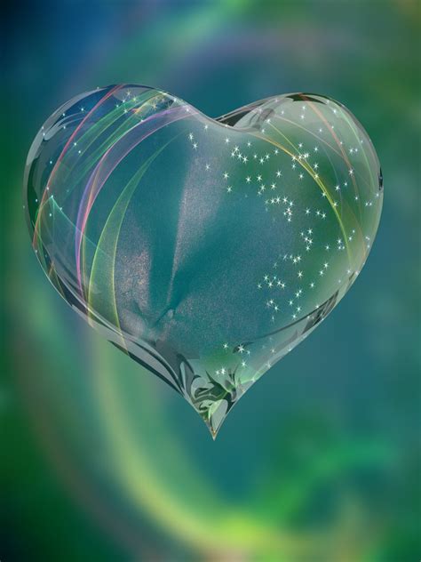 Glass Heart Free Stock Photo - Public Domain Pictures
