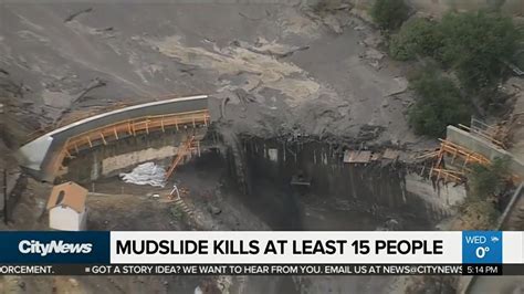 Rescue crews busy after devastating California mudslides - Video ...