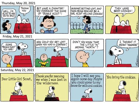 Today's Peanuts Comic | Saturday, May 22, 2021 + Daily Strips for 5/20 ...