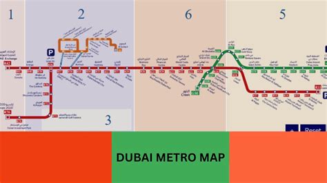 Dubai Metro Map Interactive Route And Station Map, 40% OFF