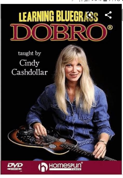 Cindy Cashdollar bluegrass book : r/Dobro