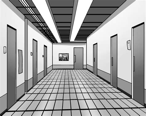 School corridor - ibisPaint