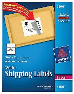 White Avery Easy Peel Laser Printer Labels - GBE Packaging Supplies - Wholesale Packaging, Boxes ...