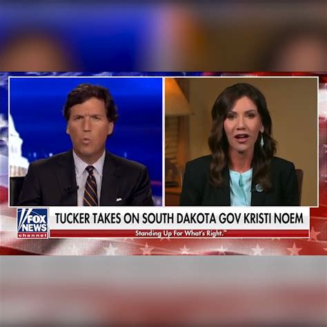 WATCH: Tucker Carlson and Gov. Kristi Noem CLASH Over Transgender ...