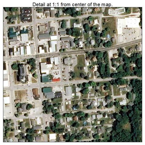 Aerial Photography Map of Bloomfield, IN Indiana