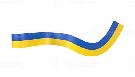 ukraine flag banner ribbon 13742360 PNG