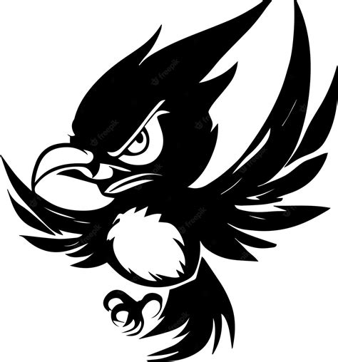 Premium Vector | Angry bird tattoo design illustration angry tattoo design