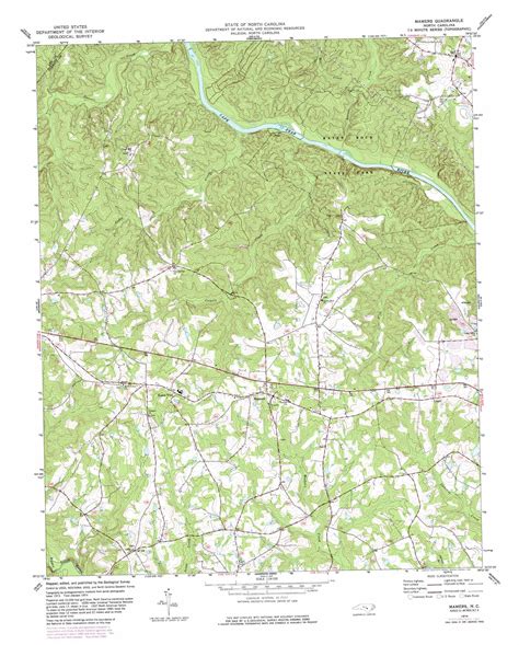 Mamers topographic map, NC - USGS Topo Quad 35078d8