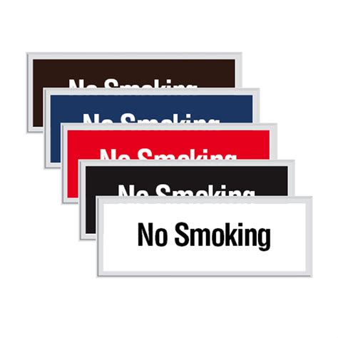 Engraved Door Sign - No Smoking | Carlton Industries