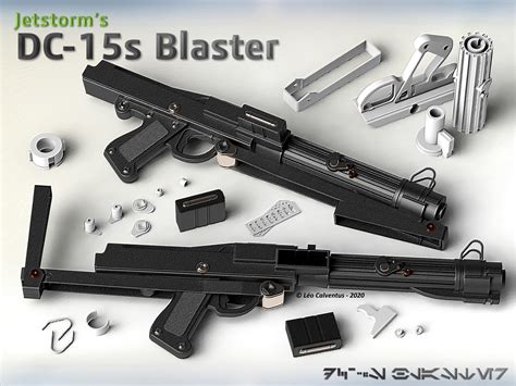 Descargar archivo 3MF S.W. DC-15s Blaster Carbine (Movie Realistic) • Diseño para la impresora ...