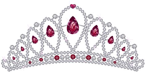 Diamond Tiara with Rubies PNG Clipart | Crown clip art, Crown png, Clip art