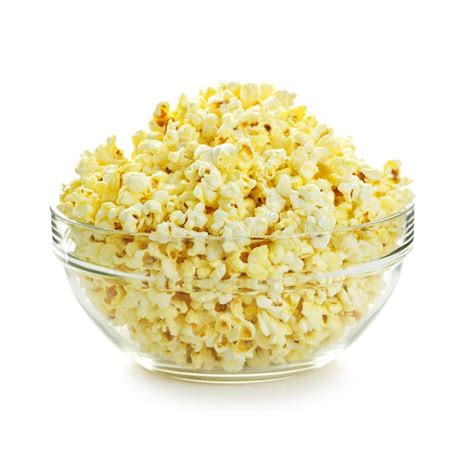 Bowl of popcorn stock image. Image of snacks, snack, buttery - 16043393