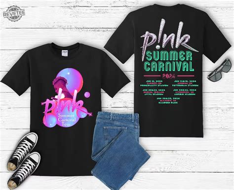 Pnk Pink Singer Summer Carnival Uk 2024 Festival Tour T Shirt Hoodie ...